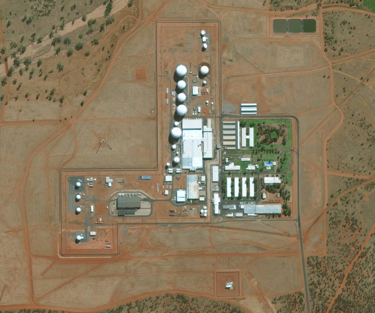aerial view of facility