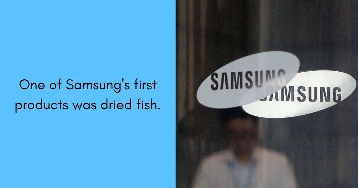 one of samsung's first products was dried fish