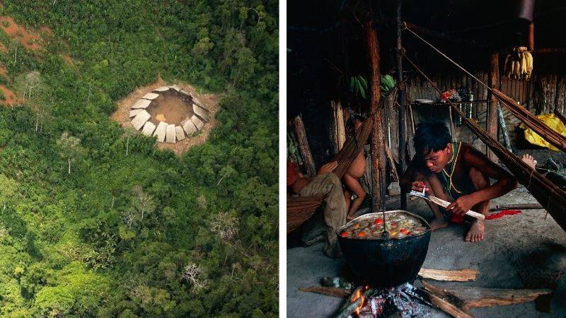 photos of yanomani village