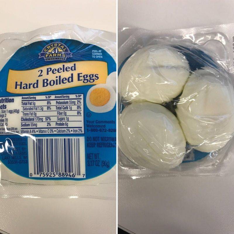 really good hard boiled eggs, plus an extra one