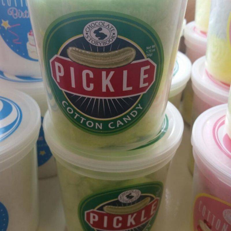 pickle cotton candy