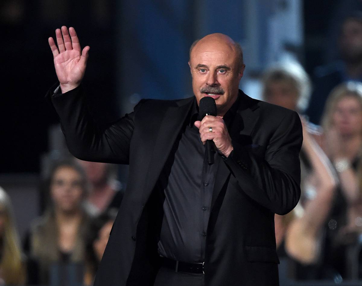 TV personality Phil McGraw speaks onstage
