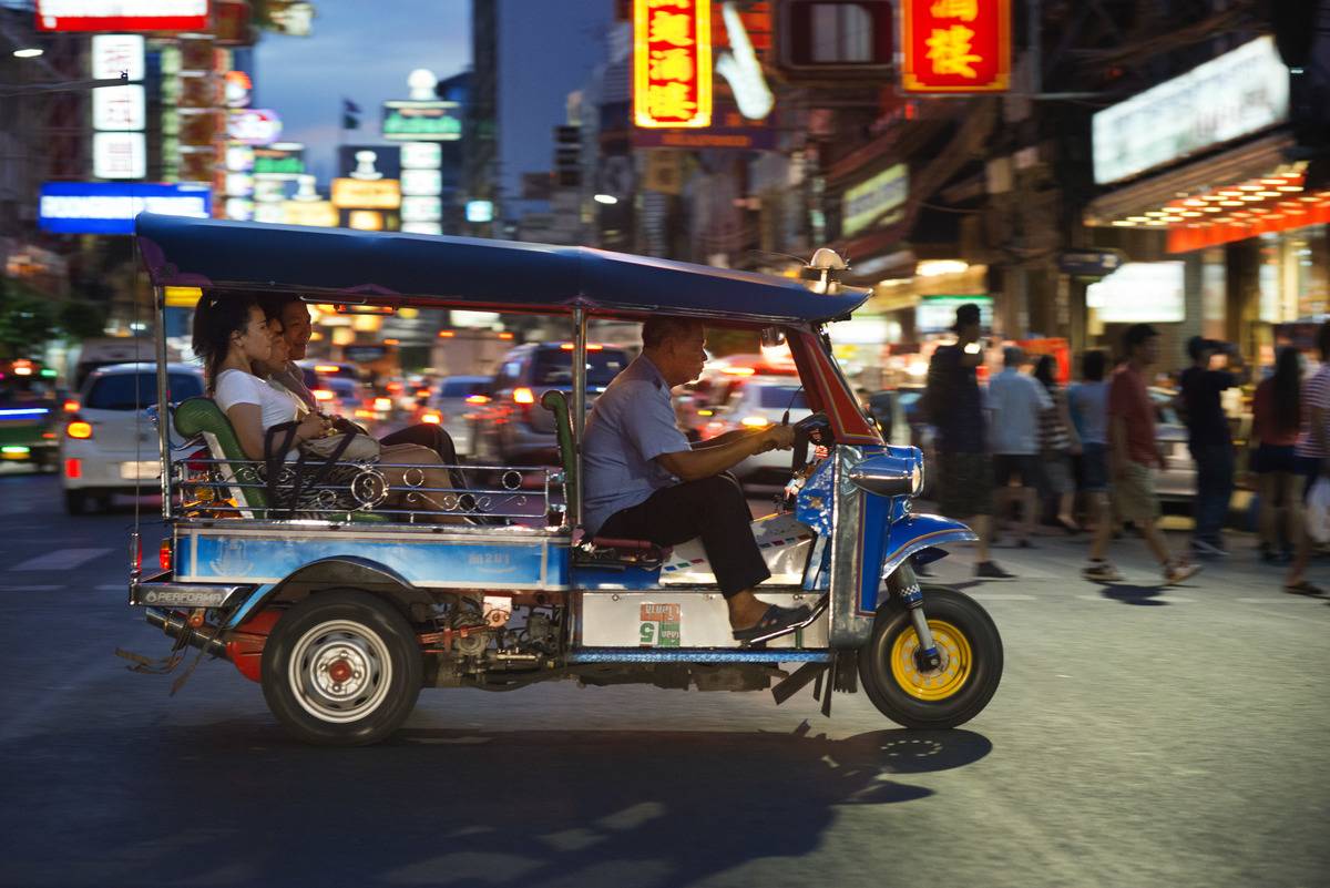 Tuk tuk in the street