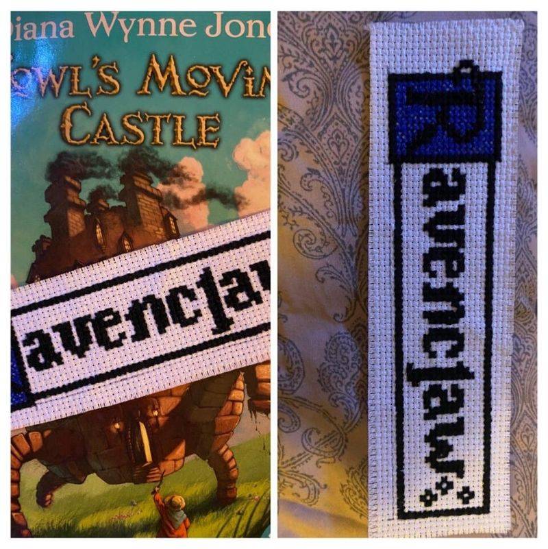 someone finds a homemade Ravenclaw bookmark