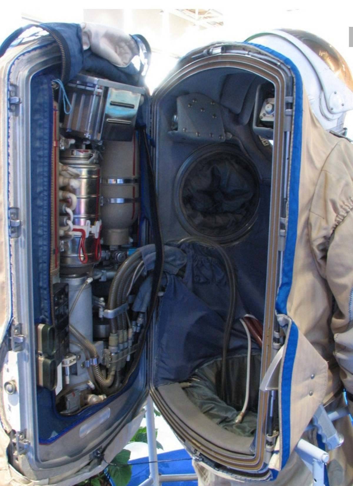 nasa space suit insides