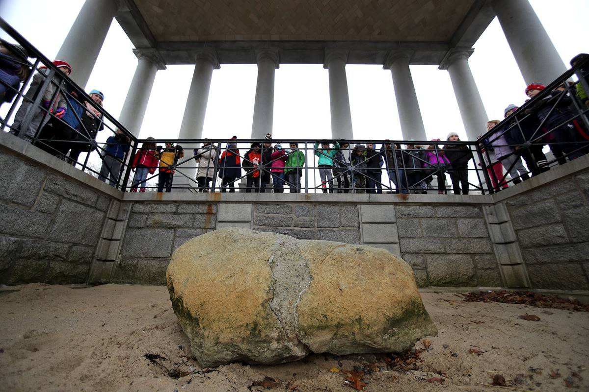 plymouth rock in massachusetts