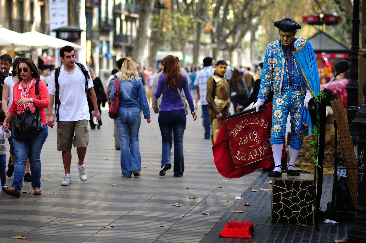 barcelona las ramblas street