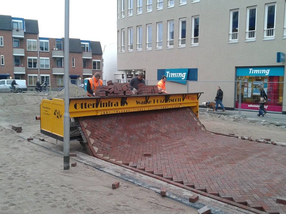 brick laying in the netherlands machine