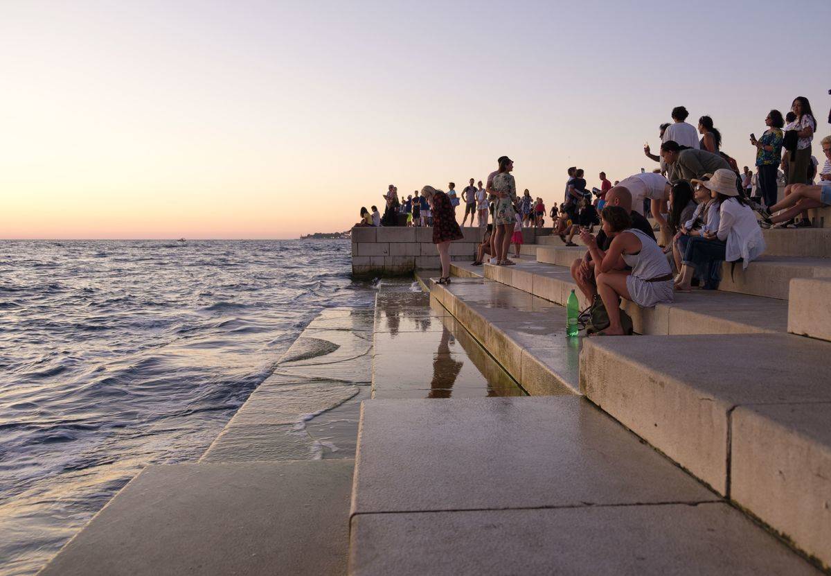 sea organ in zadar croatia