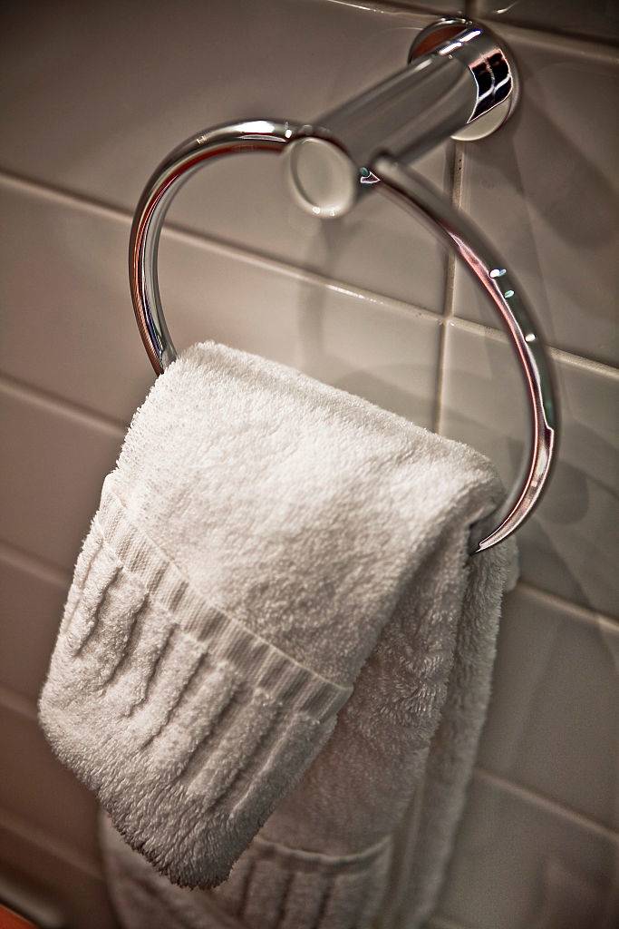 Towel Hanging In A Bath