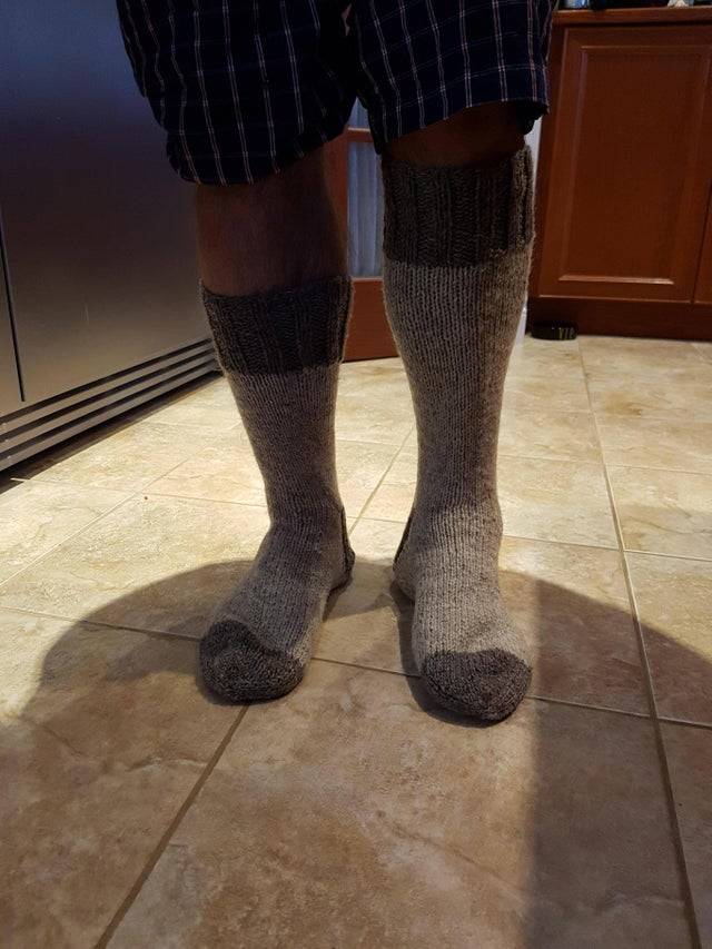 mismatched sock heights
