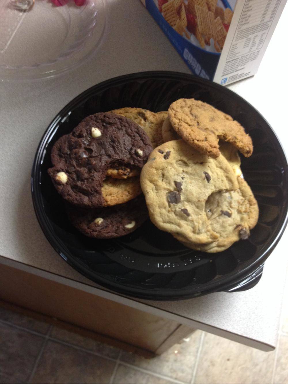 husband took a bite out of every cookie