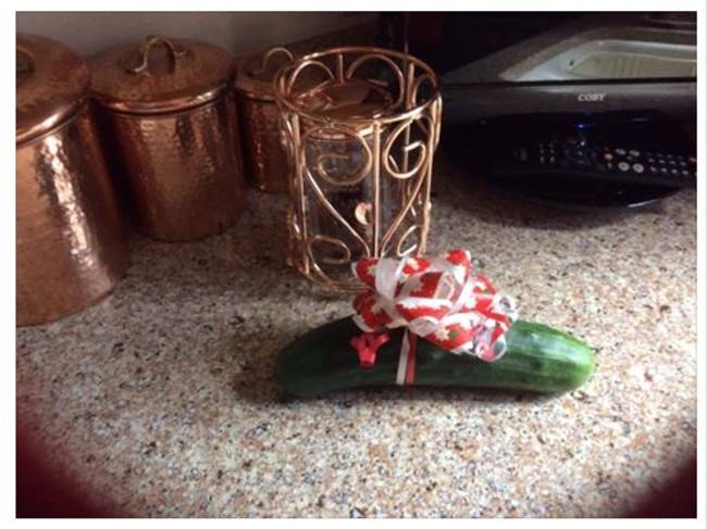 cucumber as gift from grandma