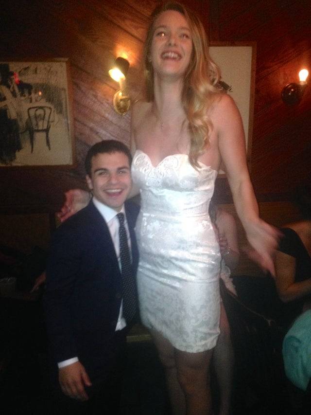 Tall Prom Date with shorter guy