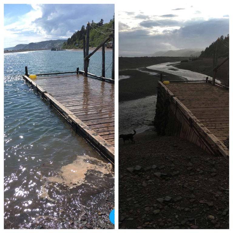 dock twelve hours apart