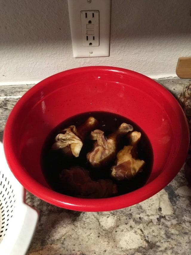 marinating chicken for days