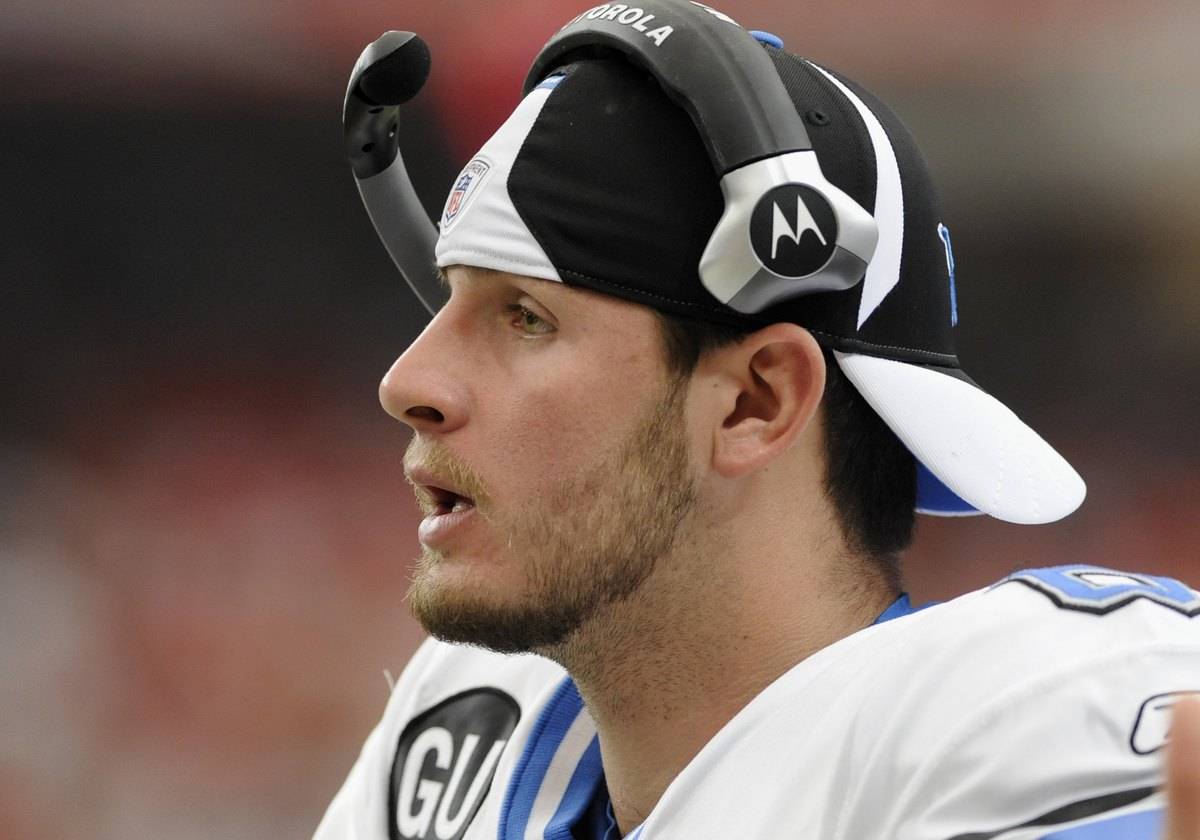 dan orlovsky of the detroit lions
