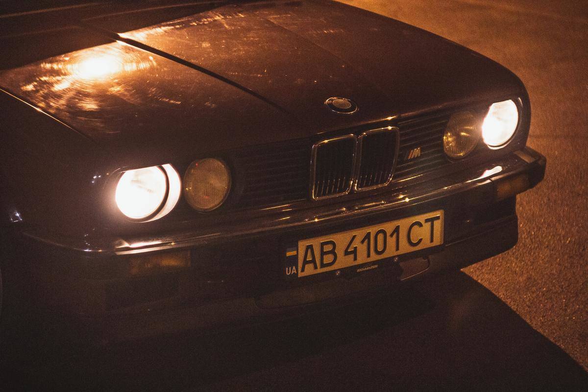 European license plate