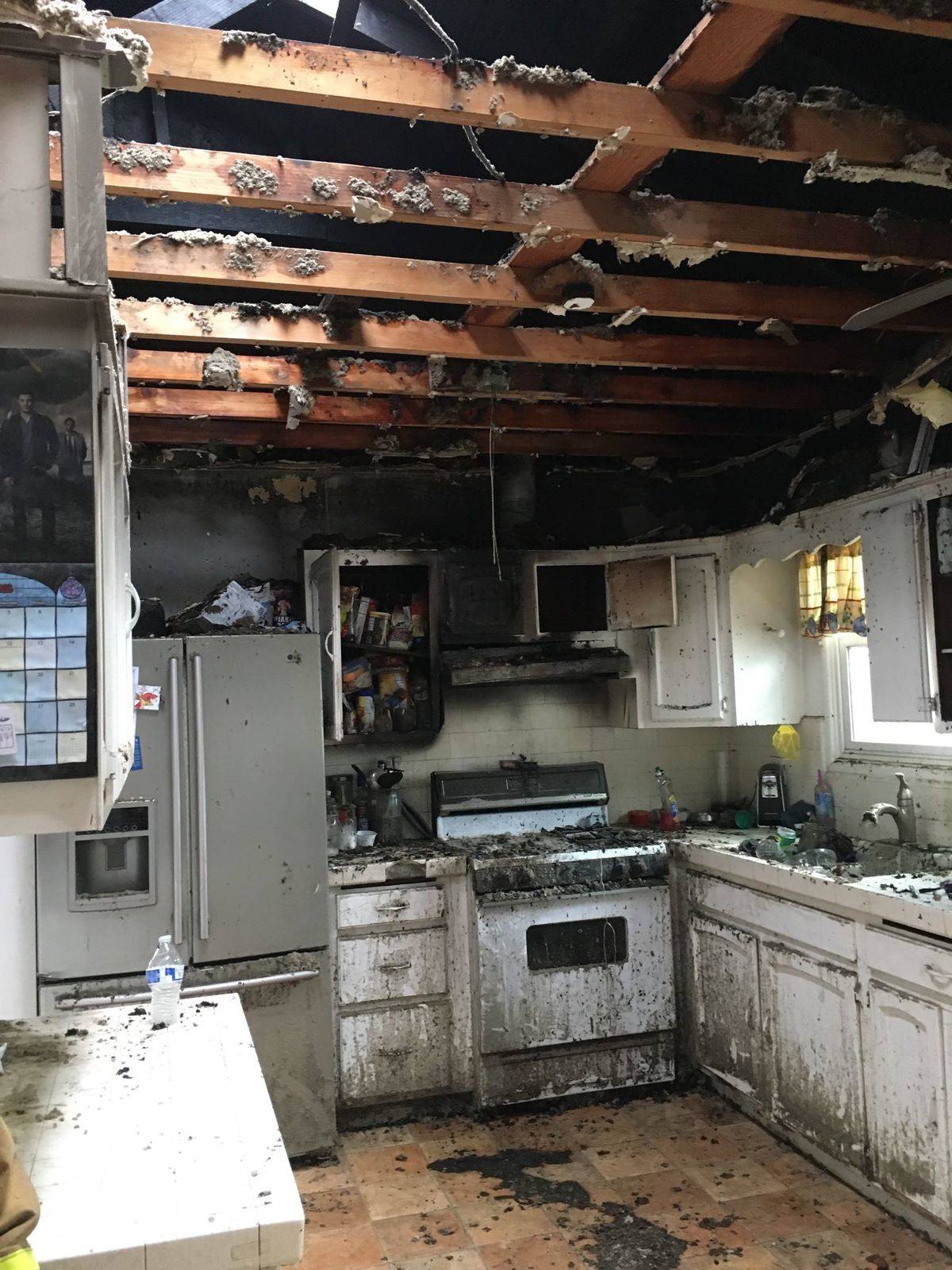 sister tried to make french fries and blew up kitchen
