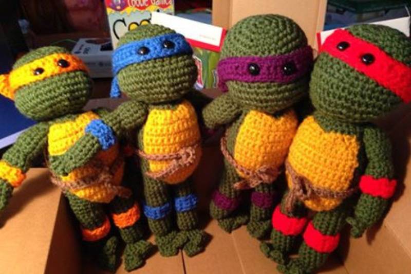 all ninja turtles crochet