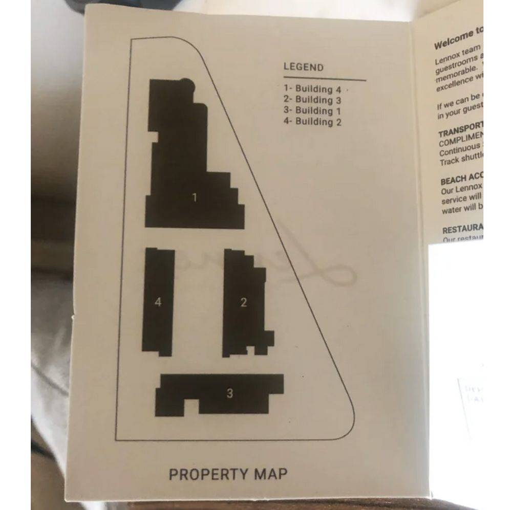 building numbers don't match legend on map