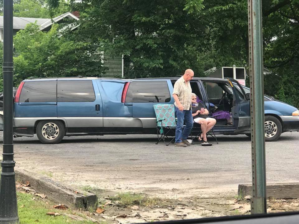 limo van from the couple