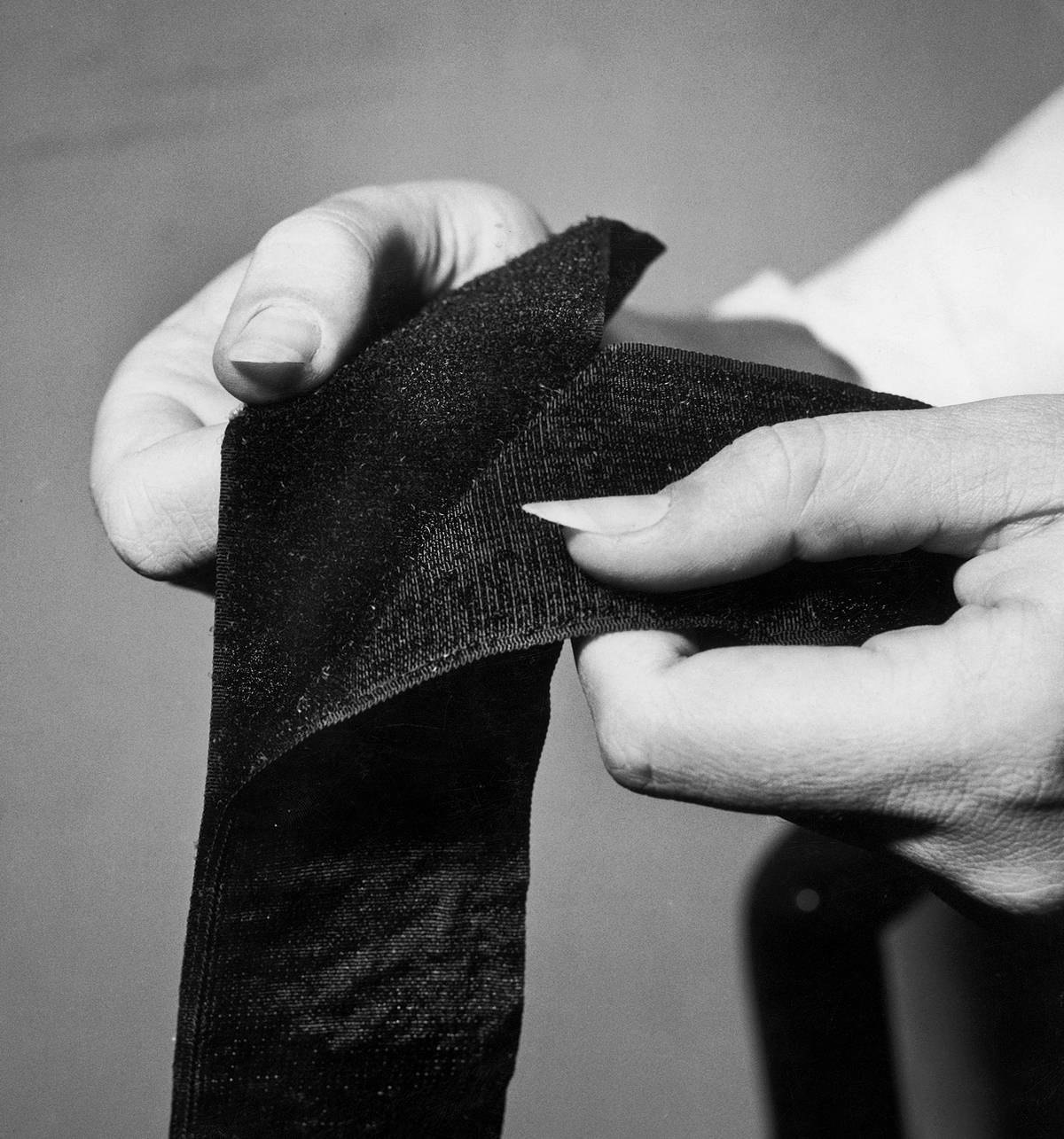 nylon zipper-like fastener known as Velcro.