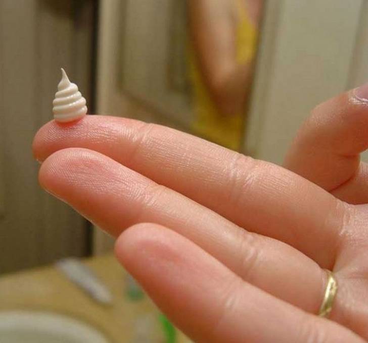 a picture-perfect swirl of moisturizer