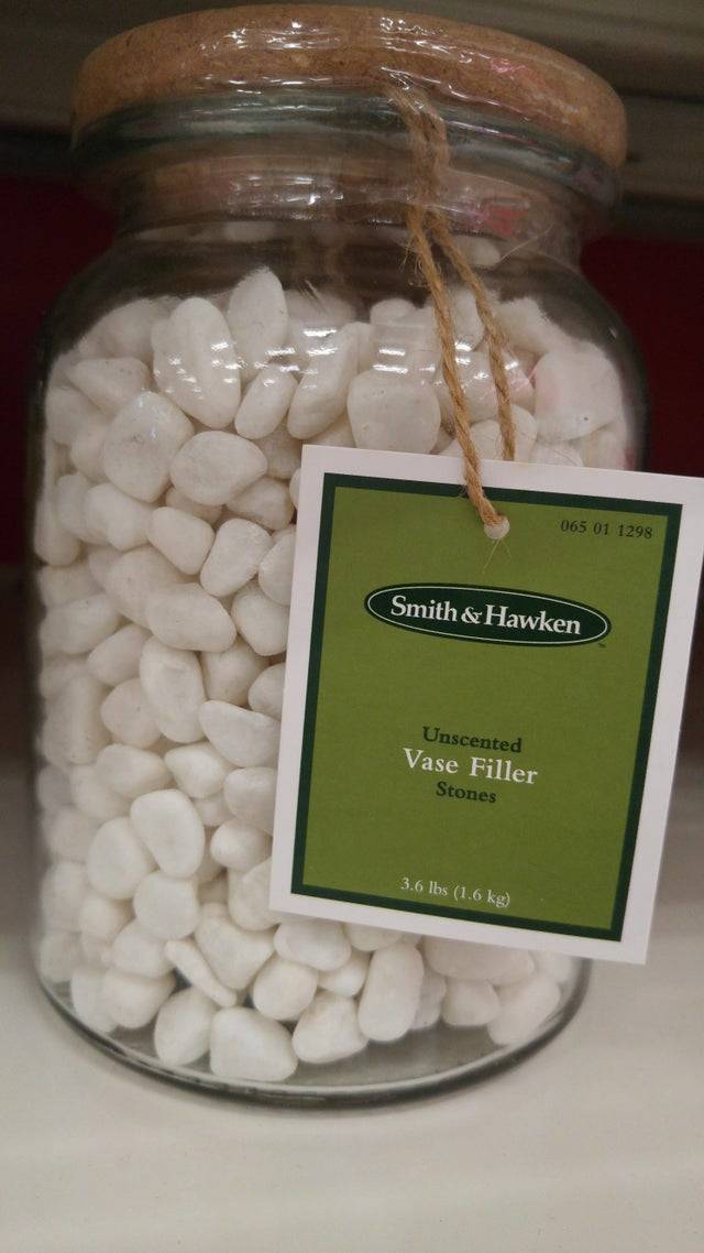 unscented vase filler rocks gift from sister