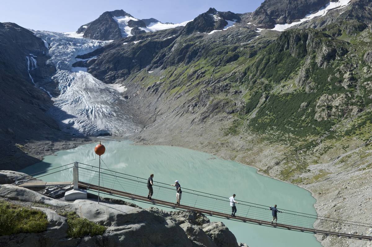 It Takes A 1.5 Hour Uphill Hike To Get To Trift Bridge