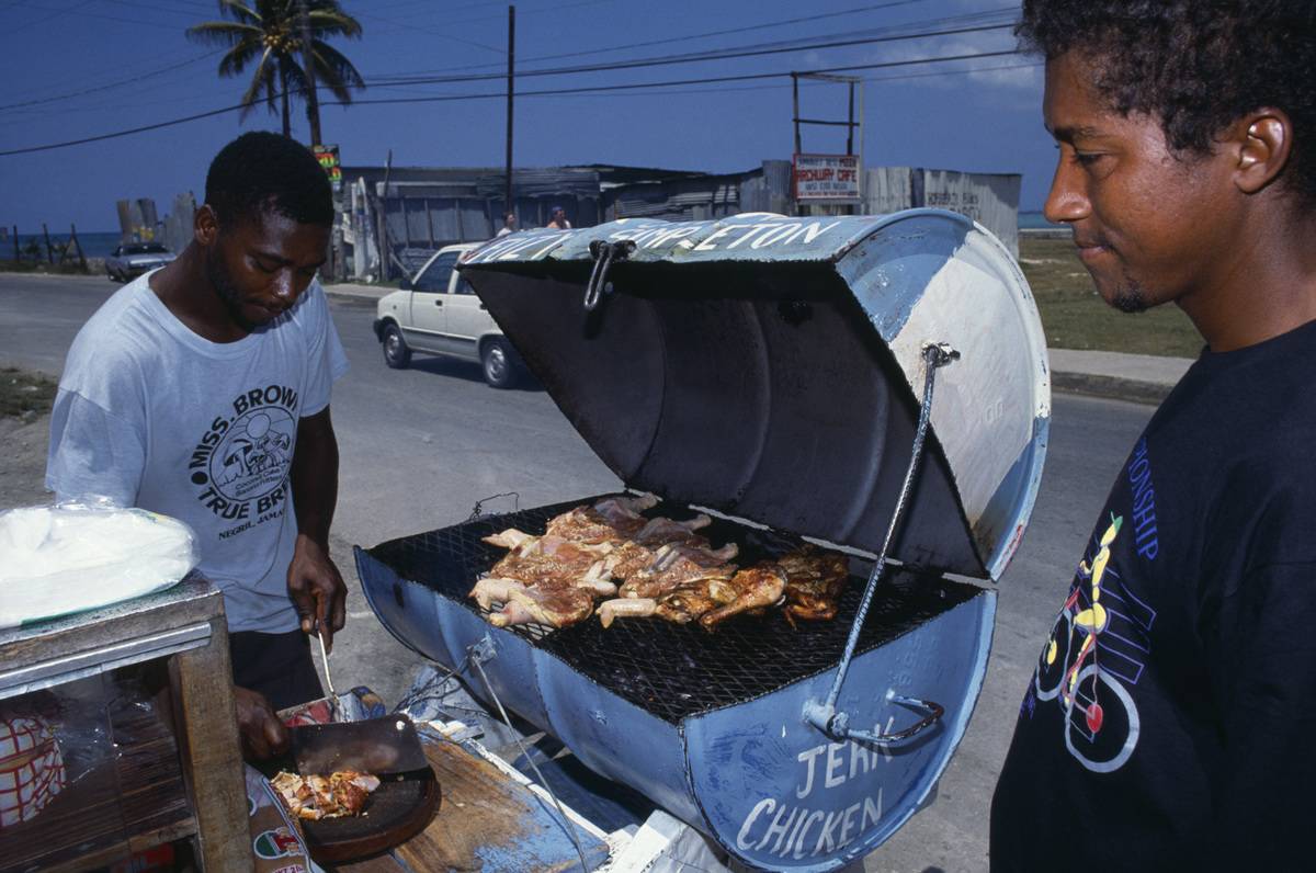 Jerk Chicken In Jamaica