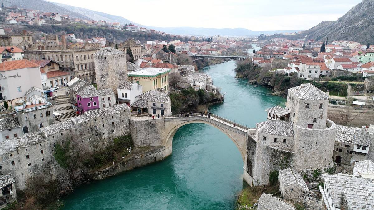 Mostar Bridge Holds An Annual Diving Competition