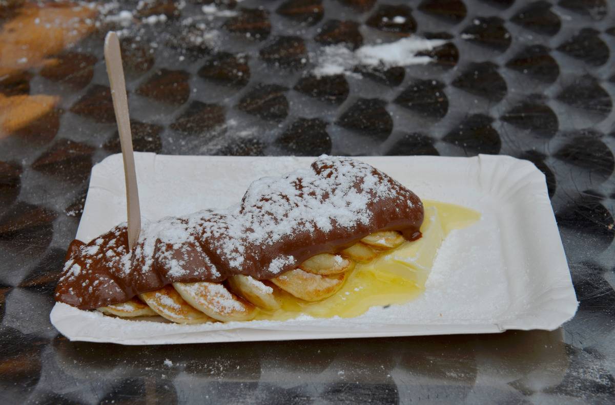 Poffertjes in the Netherlands