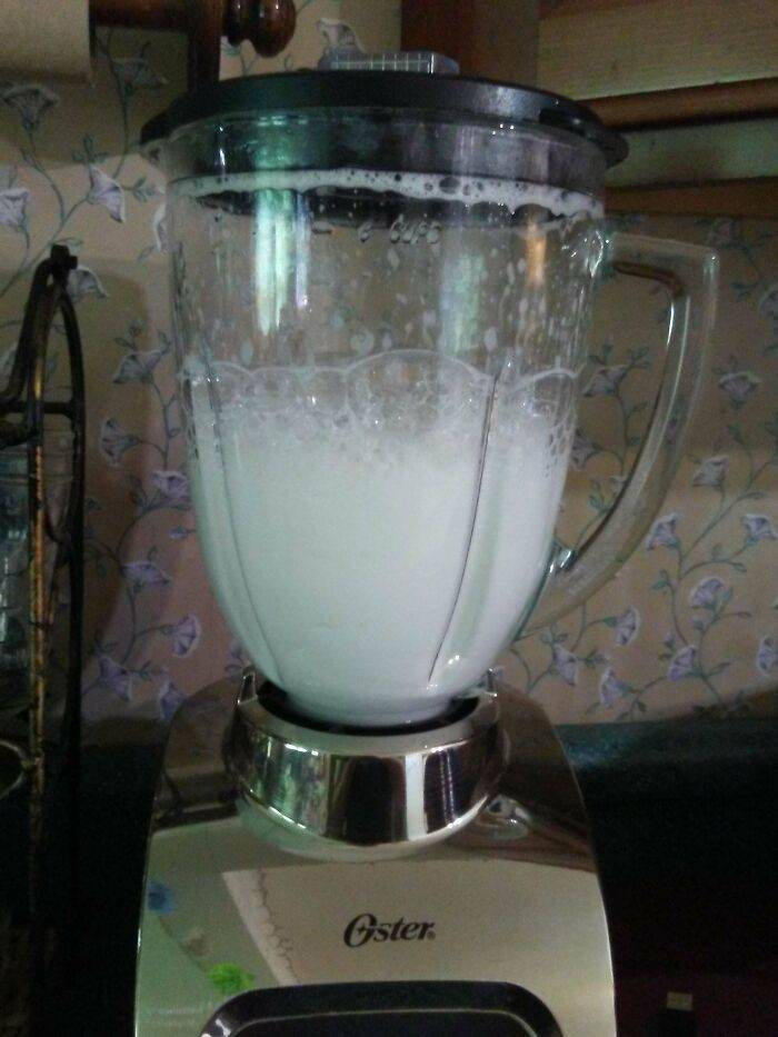 soap in blender