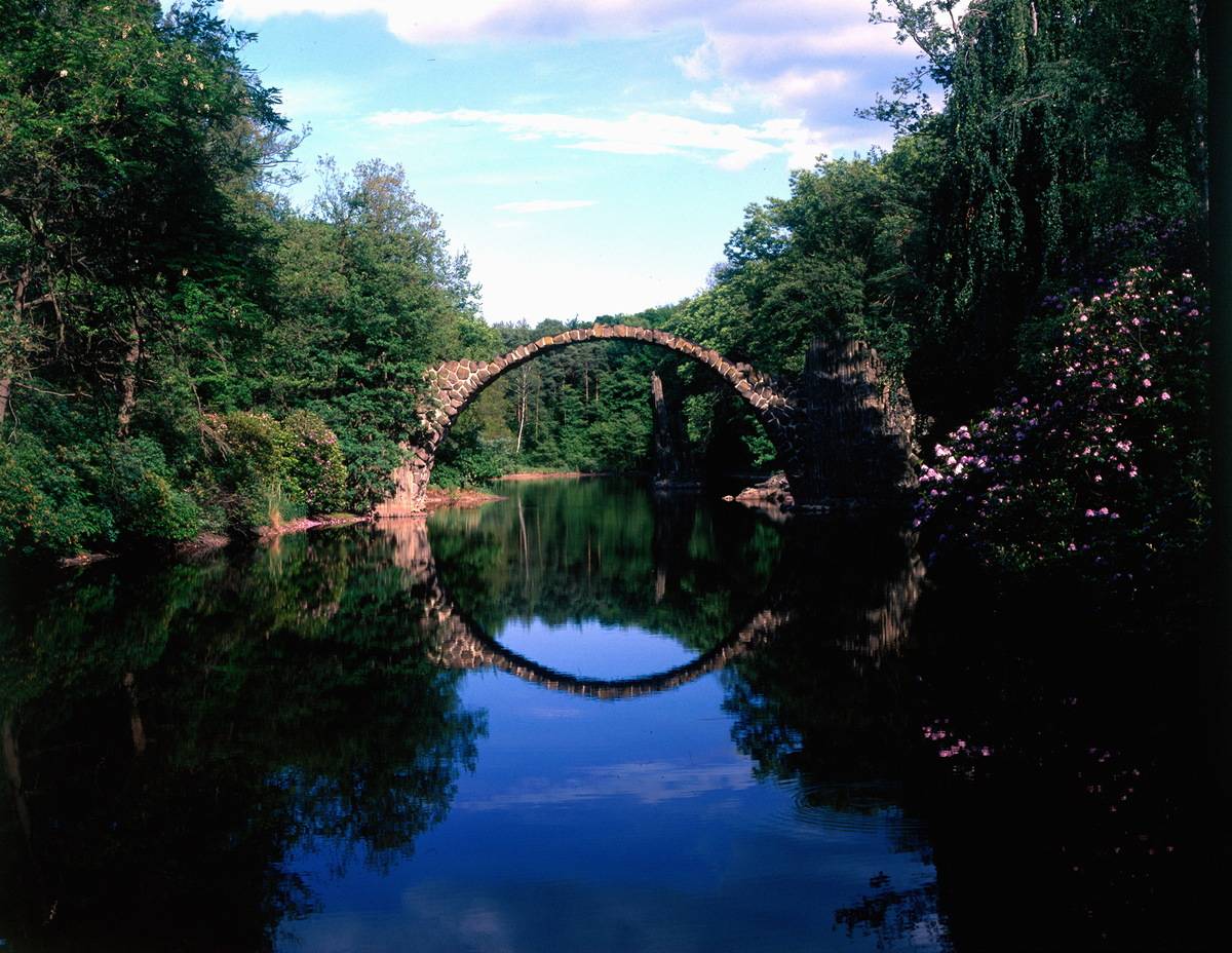The Rakotzbrücke Was Thought To Have Been Build By Satan