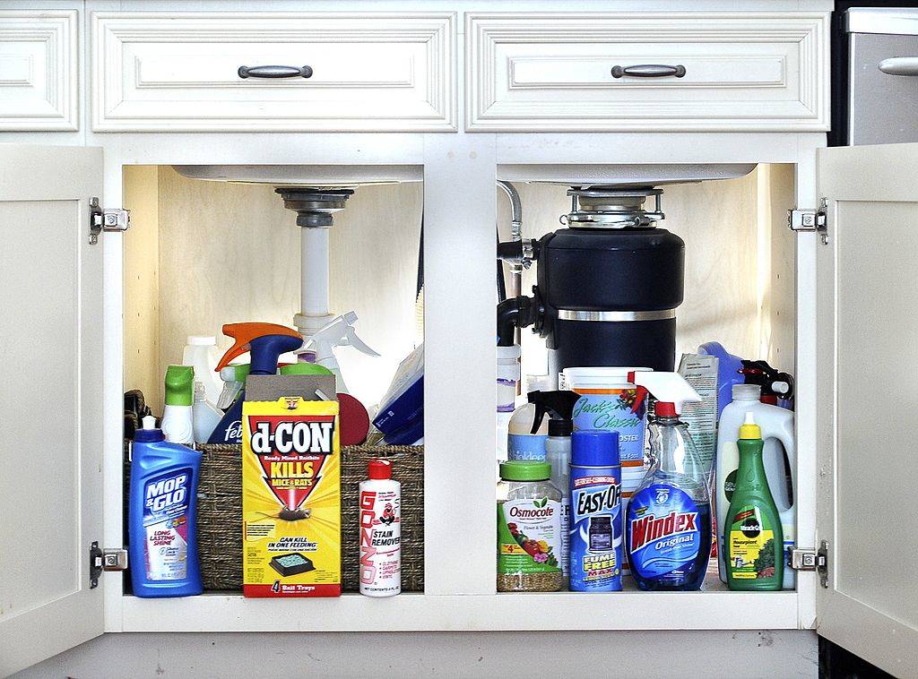 Picture of things under the sink