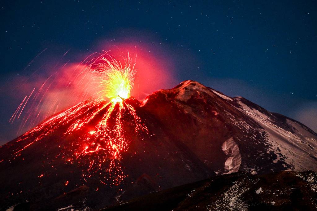 Picture of volcano