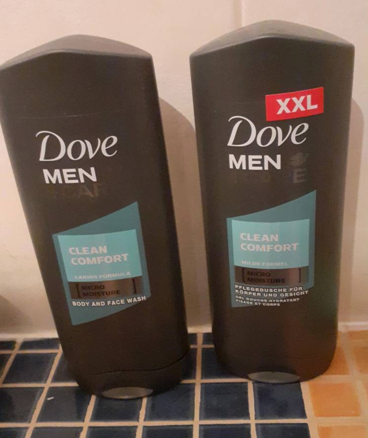 regular and XXL deodorant sticks are the same size