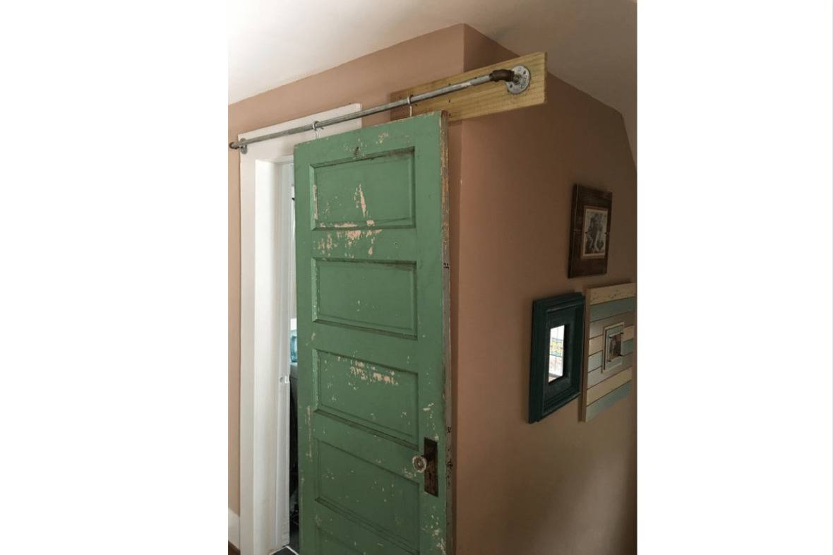 door off wall leaving gap in the frame