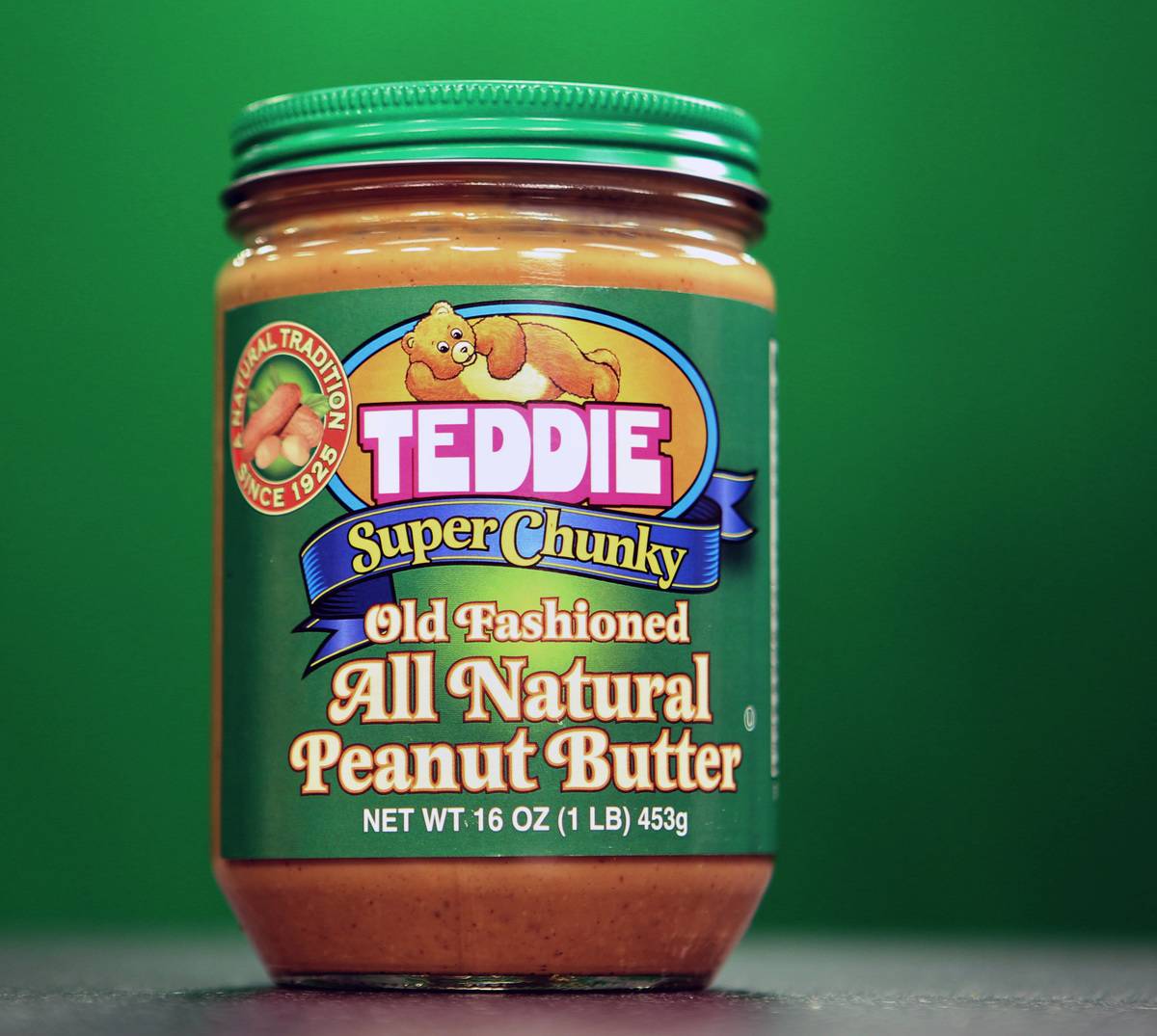 Teddie super chunky old-fashioned, all natural peanut butter