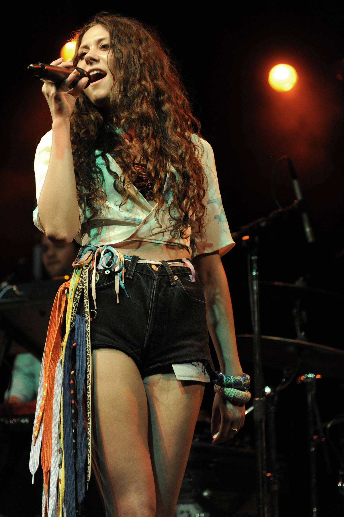 Eliza Caird aka Eliza Doolittle performs in support of her self titled release at the El Rey Theatre on April 19, 2011 in Los Angeles, California.