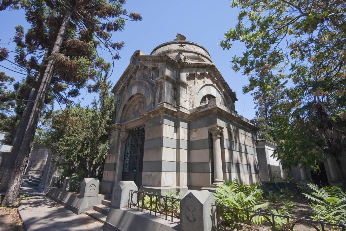 Pictured is the Mausoleum in the General cemetery.