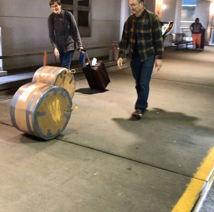barrels rolling