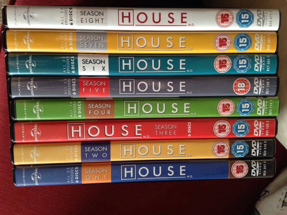 house dvds with one aligned the wrong way