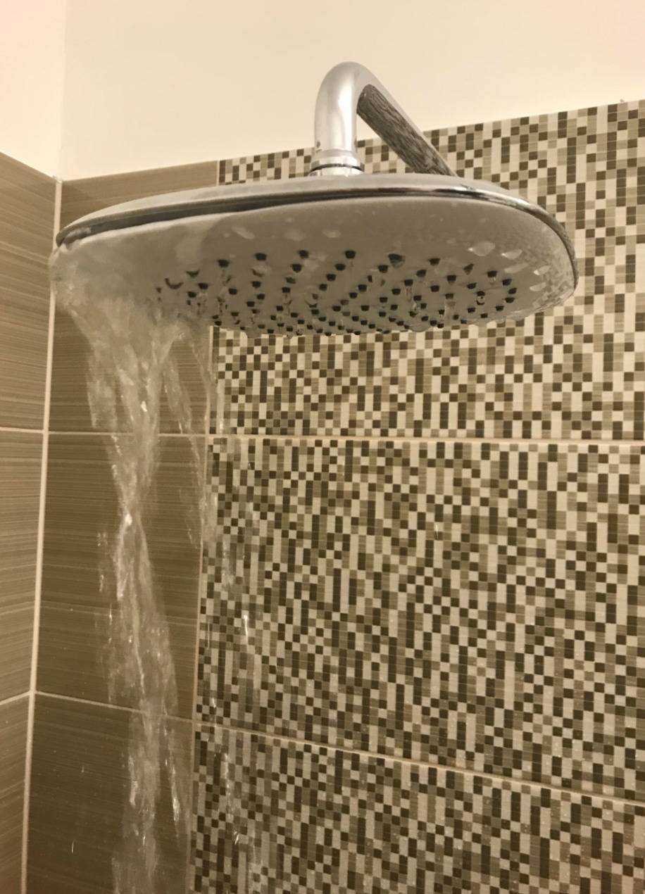 showerhead is leaking weirdly from the side