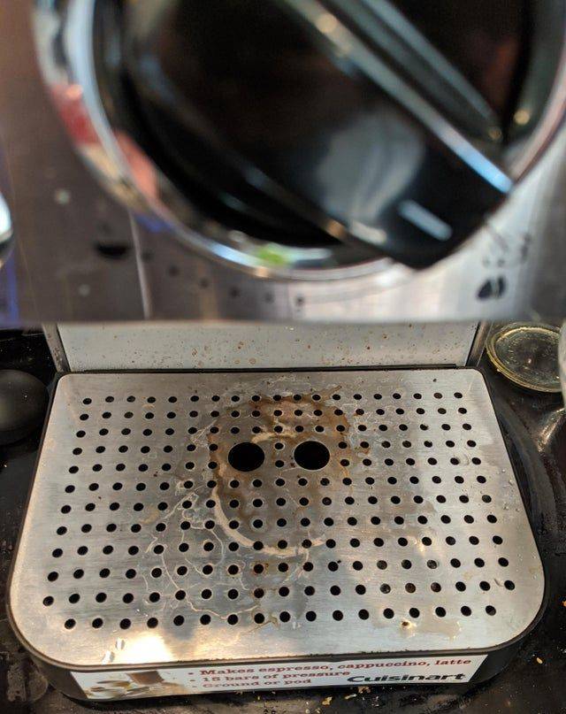 jason face on espresso machine