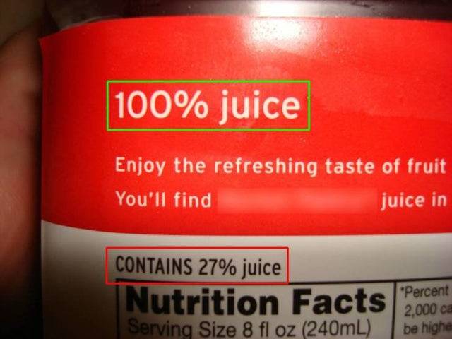 100% 27% juice