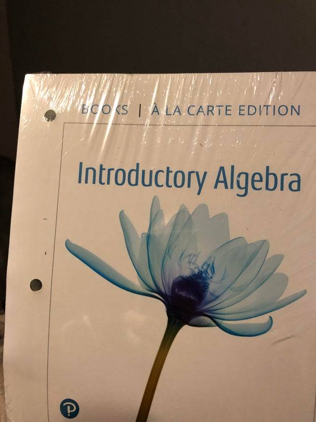 Algebra textbook without binder