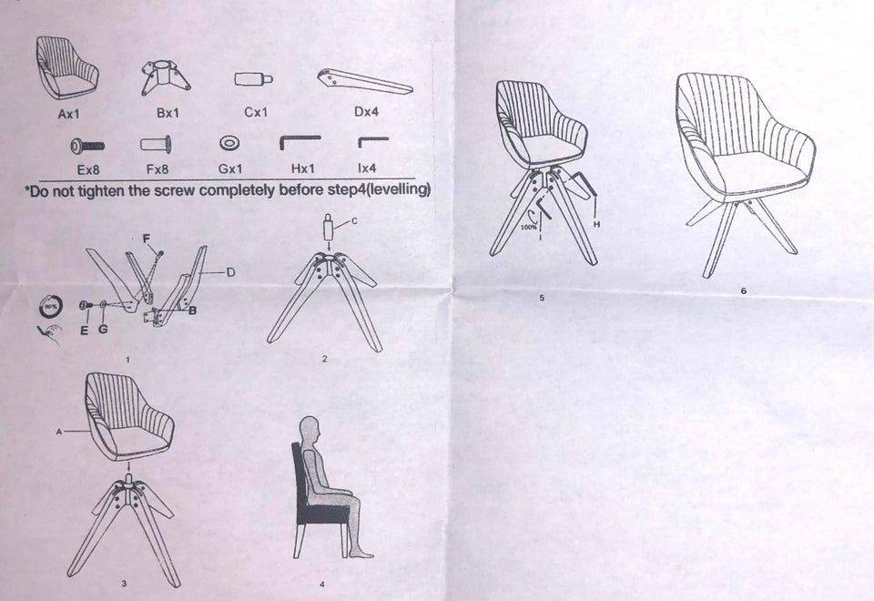 chair building instructions 