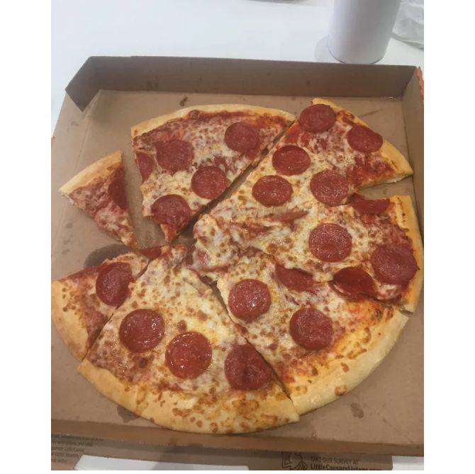 pizza cut unevenly 